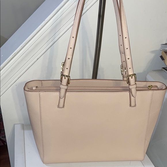 TORY BURCH POWDER PINK MEDIUM YORK BUCKEL TOTE - Picture 10 of 16